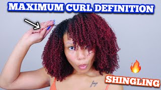 I FINALLY TRIED THE SHINGLING METHOD  YALL I HAVE FEELINGS FOR THIS WASH N GO [upl. by Clayborn]