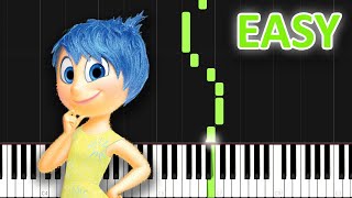 Inside Out Theme Song EASY Piano Tutorial [upl. by Syck]