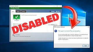 How to Disable Windows defender Permanently in Windows 10  TAMIL [upl. by Anoo]