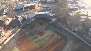 Aerial view of Jelsma Stadium and Squires Field [upl. by Ahsatan193]