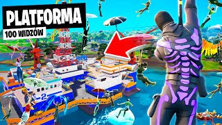 100 WIDZÓW na PLATFORMĘ w OG REMIX Fortnite [upl. by Laina]