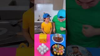 Mrbest day 5 cake vs chocolate cake ice cream challenge  shortsfeed shorts ytshorts trending [upl. by Wina]