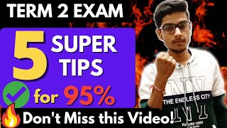 Term 2 Exam 5 Super Study Tips for 95🔥 Class 1012 Term 2 Strategy [upl. by Nickolaus850]