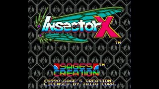 Insector X Sega Megadrive Emulated Normal  389600 [upl. by Boser]