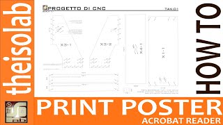 Come stampare file pdf di grande formato in A4 con acrobat reader [upl. by Lisle680]