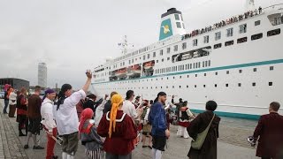 Verabschiedung der MS Deutschland in Travemünde mit Konzert  4KUHD [upl. by Moor300]