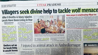 Villagers seek divine help to God  English Newspaper Reading 10924  The Times Of India News [upl. by Sdlonyer873]