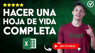 Cómo Hacer una HOJA DE VIDA Completa Curriculum Vitae  📄 Paso a paso 📄 [upl. by Eiralih]