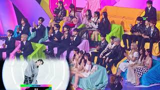 Idols reaction to Jungkook Win Hot Trend Award at MMA 2023 [upl. by Lenes62]