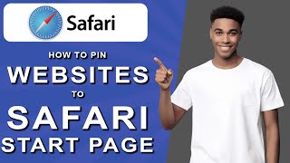 How to pin websites to safari start page 2024 [upl. by Enelam157]