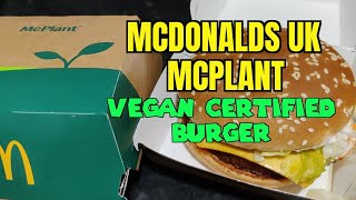 McDonalds UK  MCPLANT IS HERE  McDonalds First Vegan Certified Burger [upl. by Rudyard]