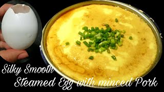 Steam egg with minced pork steam eggs recipe [upl. by Elwin803]