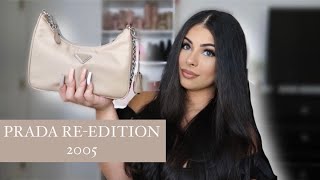 PRADA REEDITION 2005 NYLON BAG  Unboxing  What Fits [upl. by Ax]