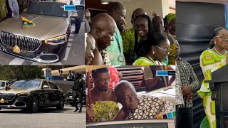 Otumfuo’s fleet of Luxury cars storm KNUST campus in style as he arrive with wife for his 25 years… [upl. by Inahpets896]