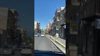 Driving in Carini SICILY Province of Palermo Italy [upl. by Nadnarb]