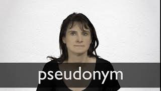 How to pronounce PSEUDONYM in British English [upl. by Aisirtap]