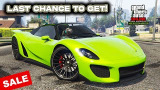 Pfister 811 LAST CHANCE TO GET in GTA 5 Online  FRESH Customization amp Review  Porsche 918 Hypercar [upl. by Jephum]