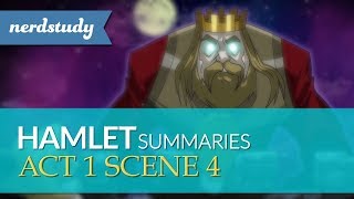 Hamlet Summary Act 1 Scene 4  Nerdstudy [upl. by Allie83]