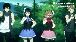 Kyoukai no Kanata Idols song  Yakusoku no kizun eng sub with lyrics HD [upl. by Ecnatsnoc178]