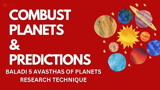 Combustion amp Horoscope Analysis Secrets  Five Avastha of Planets  Muhurta  Researches in Jyotish [upl. by Corey]