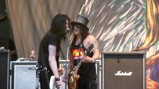 Slash  Paradise City Gods Of Metal Milan 23062012 [upl. by Sinegra]