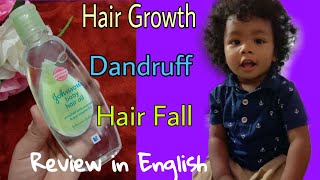 Johnsons Baby Hair Oil  Review  Good or not [upl. by Anitsenre14]