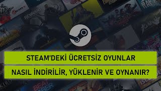 Steamdeki Ücretsiz Oyunlar Nasıl İndirilir Yüklenir ve Oynanır [upl. by Ecertap276]