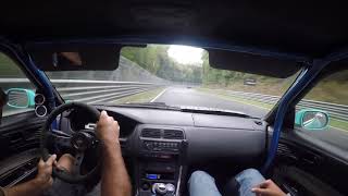 Nissan Silvia s14a SR20DET 400hp  901min Nurburgring 092018 [upl. by Zechariah]