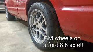 Redrilling a ford 88 bolt pattern to fit GM wheels [upl. by Derraj]