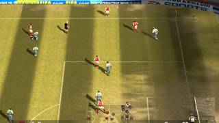 FIFA 07Gameplay Arsenal vs Manchester City [upl. by Htrap317]