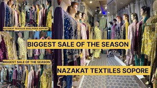 NazakatTextiles BIGGEST SALE [upl. by Aicilyhp]