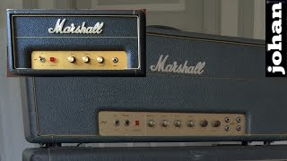 Marshall JMP1H Vs Super Lead [upl. by Atsillac]