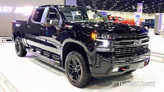 Midnight Edition 2021 Chevrolet Silverado Trail Boss LT Z71 420 HP 62L Ecotec V8 4WD Truck [upl. by Einnahpets429]