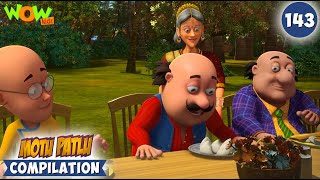 Chingum Hua Beghar  Motu Patlu Season 13 Compilation 143  Motu Patlu  Cartoons Kids  spot [upl. by Ardried]