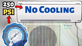 Daikin Mini Split Ac Not Cooling Despite Good Refrigerant Pressure [upl. by Funch]