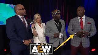 What Shelton Benjamin Makes AEW debut Alongside MVP [upl. by Atinnod466]