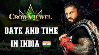 Wwe CroWn Jewel 2024 Date And Time In India [upl. by Anikes394]