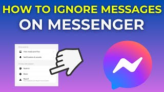 How To Ignore Messages On Messenger 2024 [upl. by Ashatan]