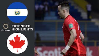 El Salvador vs Canada Extended Highlights  CONCACAF WCQ  CBS Sports Golazo [upl. by Goober]