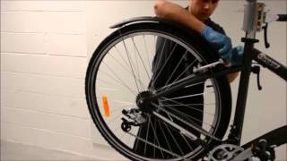 How to fit mudguard  Workshop Decathlon [upl. by Kneeland190]