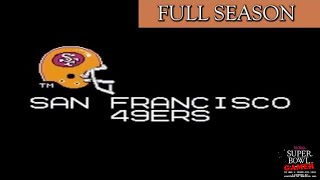 Tecmo Super Bowl NES Playthrough  San Francisco 49ers Full Season Compilation [upl. by Oibesue416]