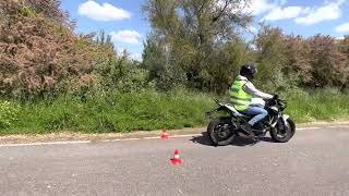 Permis moto A2 par Dylan en examen blanc [upl. by Leveroni]