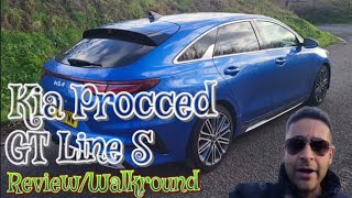 Kia Proceed GT Line S ReviewNew Kia ProceedKia Proceed WalkroundNew CarsKiaEstateShootingbrake [upl. by Aniger]