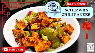 Schezwan Chili Paneer  IndoChinese  Veg Appetizers  Vegetarian Chinese [upl. by Leima]