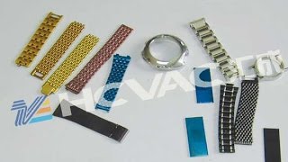 PVD vacuum coating machine for watchcase watchband watchstrap and jewelery [upl. by Benedicto676]