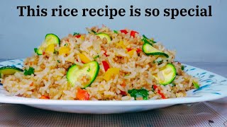 This rice dish is so delicious simple Biryani riceNandos riceGround beef rice recipe [upl. by Honora855]