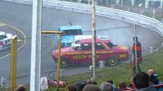 Pre68 Banger Racing at Hednesford Raceway  26 Sep 2010 [upl. by Cherrita235]