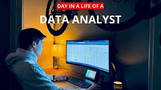 Day In A Life As A DATA ANALYST  Relaxing Productive Day [upl. by Hanimay]