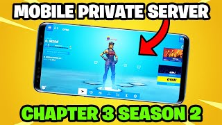 MOBILE PRIVATE SERVER on Fortnite Season 2 WORKING with EZFN [upl. by Priscella]