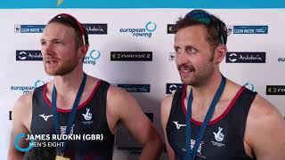 2024 European Rowing Championships  Saturday Winners Interviews [upl. by Czarra]